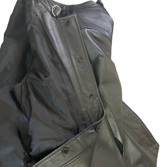 Newport News Easy Style-shell 100% leather women's jackets  in excellent shape - Picture 13 of 16